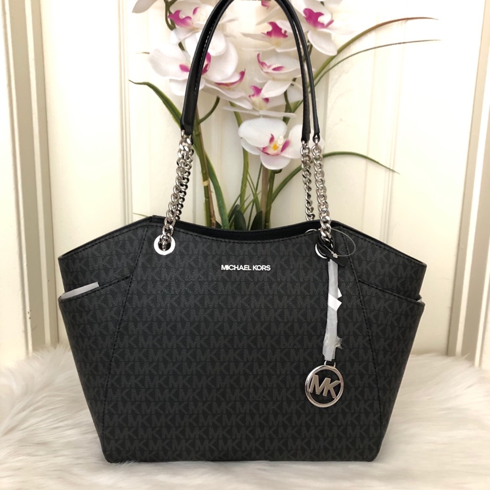 💐 MICHAEL KORS Jet Set Logo Tote
